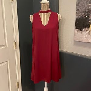 Miami Sleeveless Red Dress